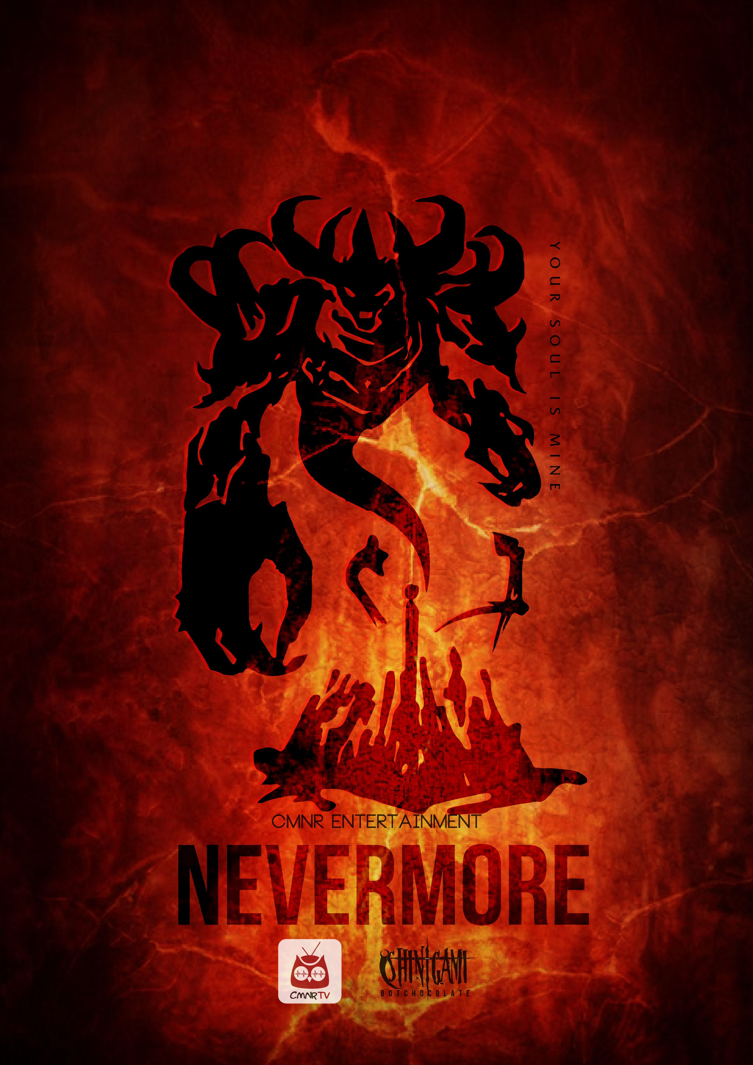 Nevermore Shadow Fiend Long Shinigami Cmnr Dota Poster