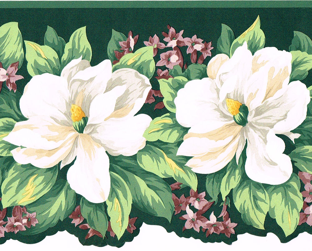 Free download Magnolia Flower Floral Die Cut Sculptured Wallpaper
