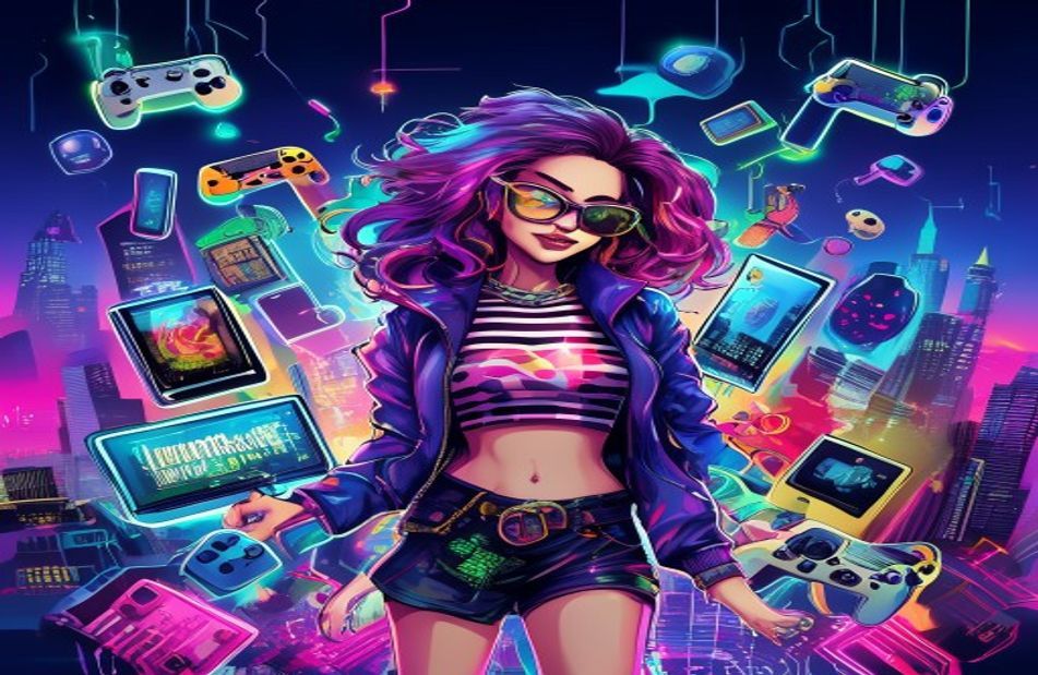 Geek Girl Wallpaper