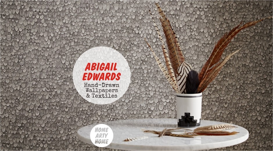 Abigail Edwards Hand Drawn Wallpaper Textiles Inspired By Nature