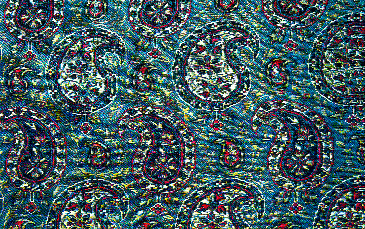 File Persian Silk Brocade Paisley Seyyed Hossein
