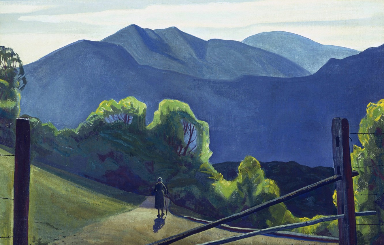 Wallpaper Landscape Mountains Picture Rockwell Kent