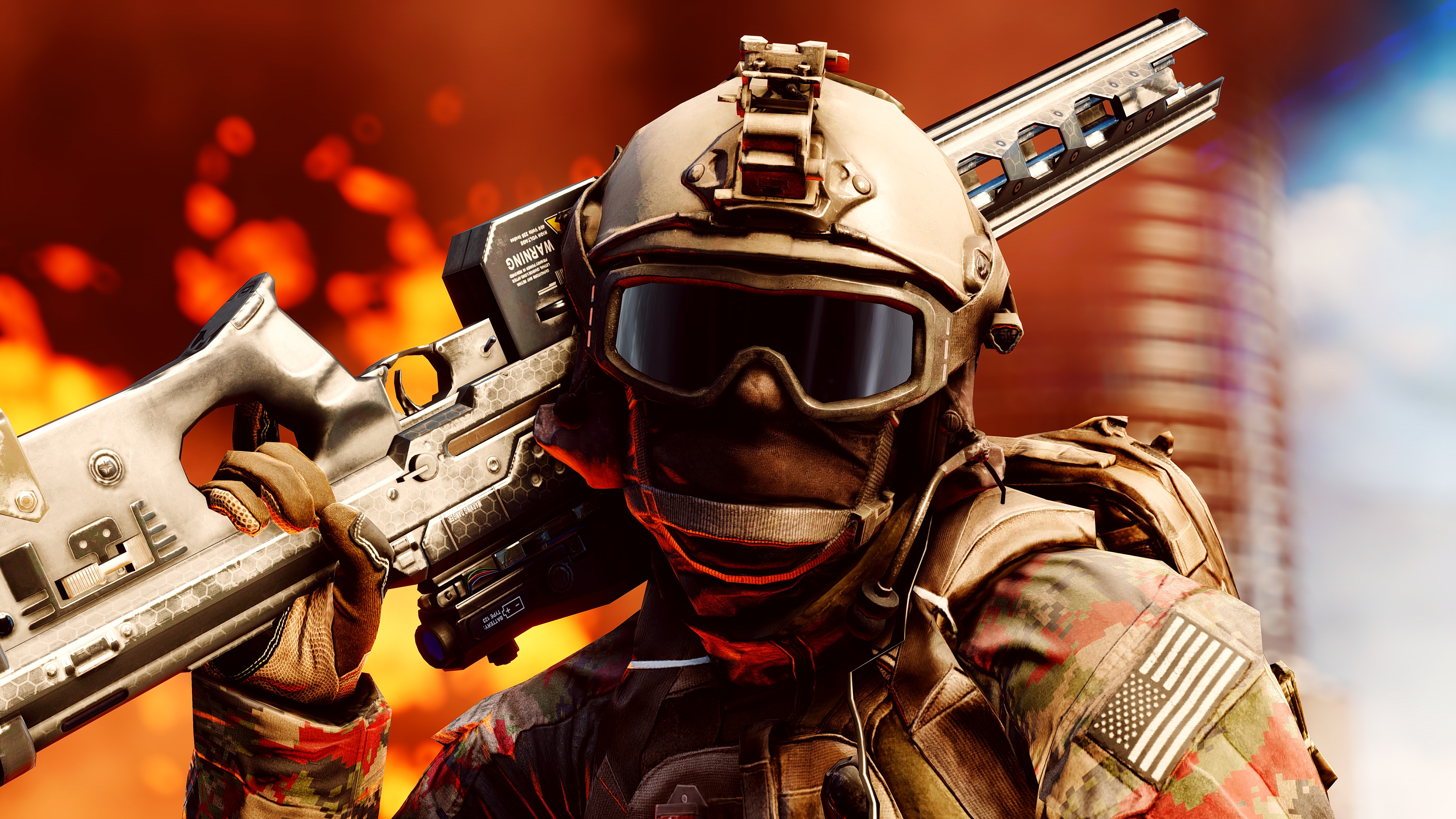 Battlefield Soldier In 4k Ultra HD Wallpaper