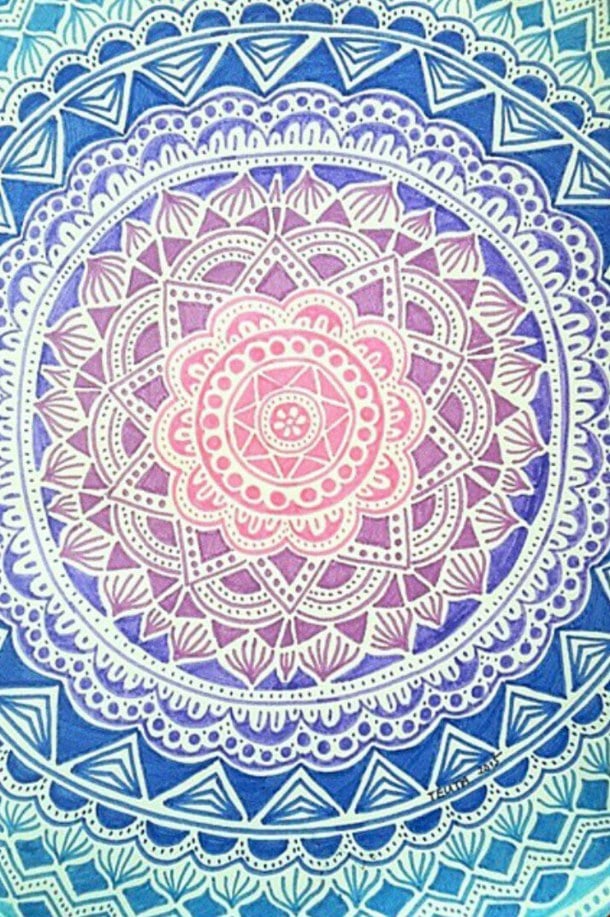 background colours mandala pattern wallpaper