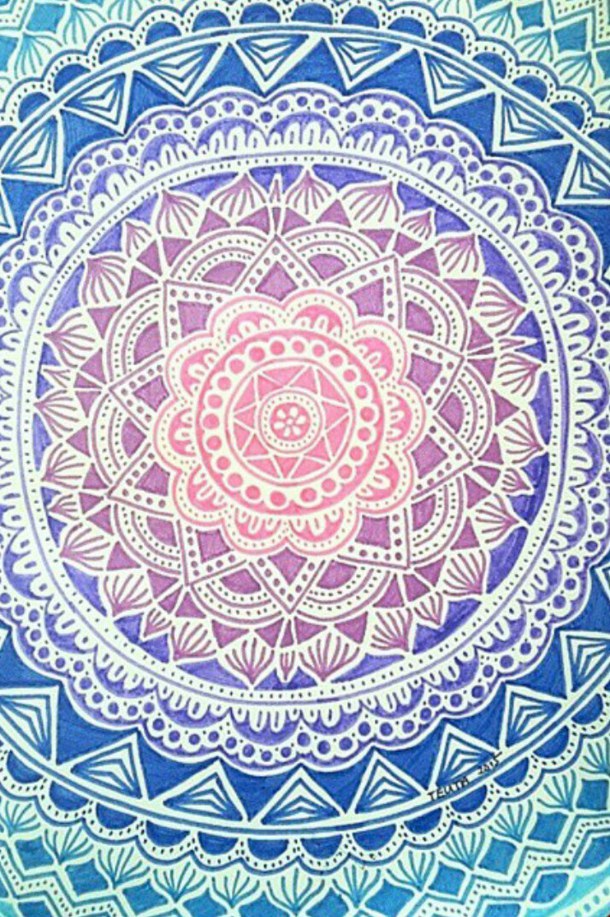 Background Colours Mandala Pattern Wallpaper