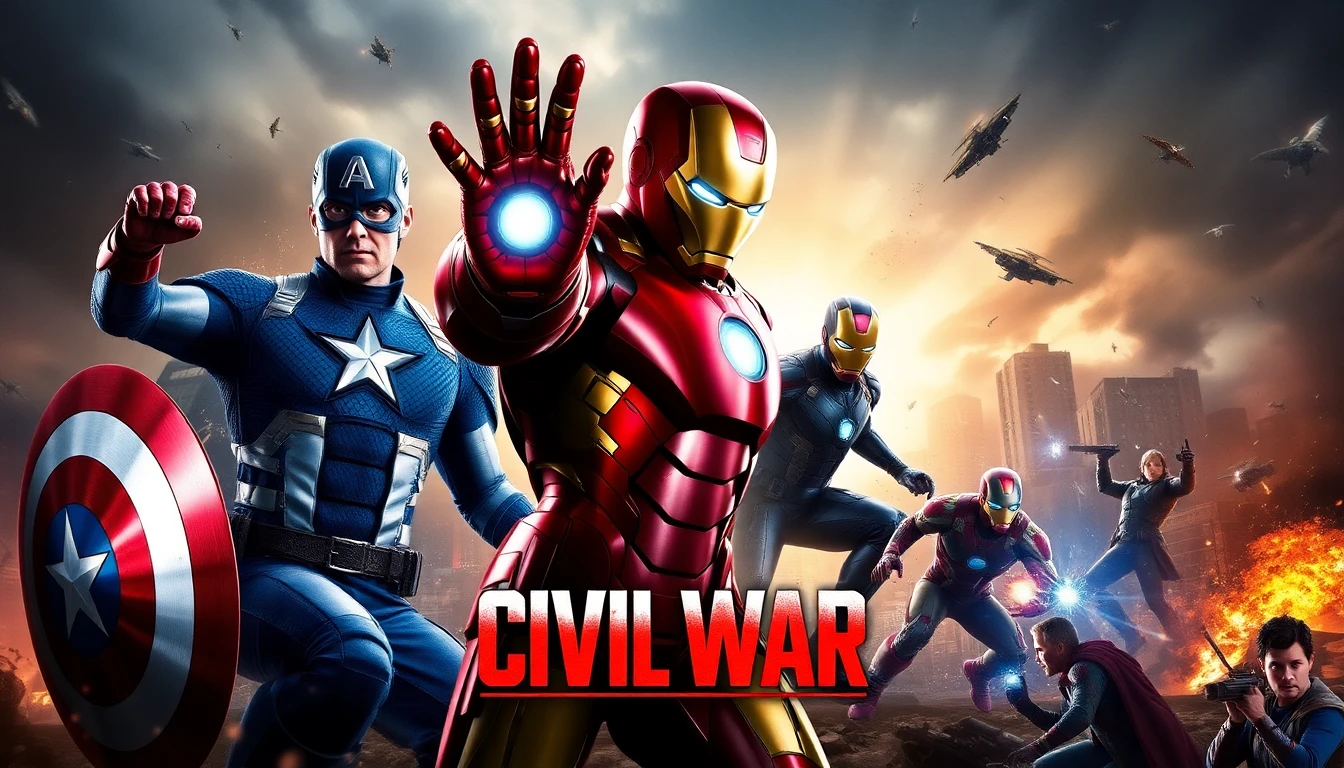 Marvel Civil War Hd Wallpaper