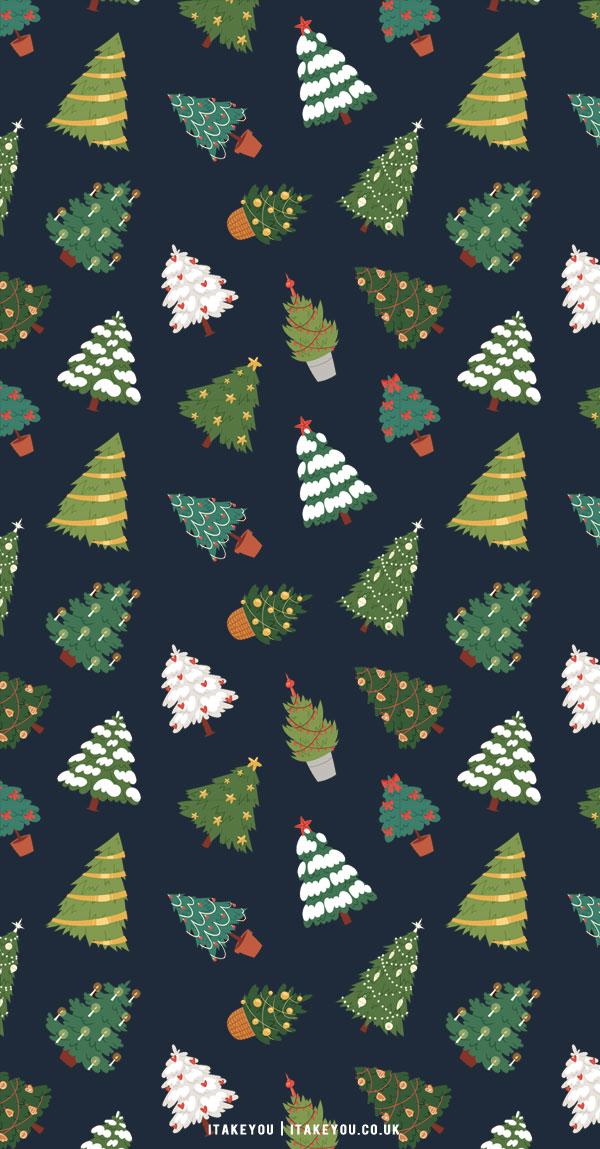 Christmas Wallpaper Ideas Navy Blue Background I Take You