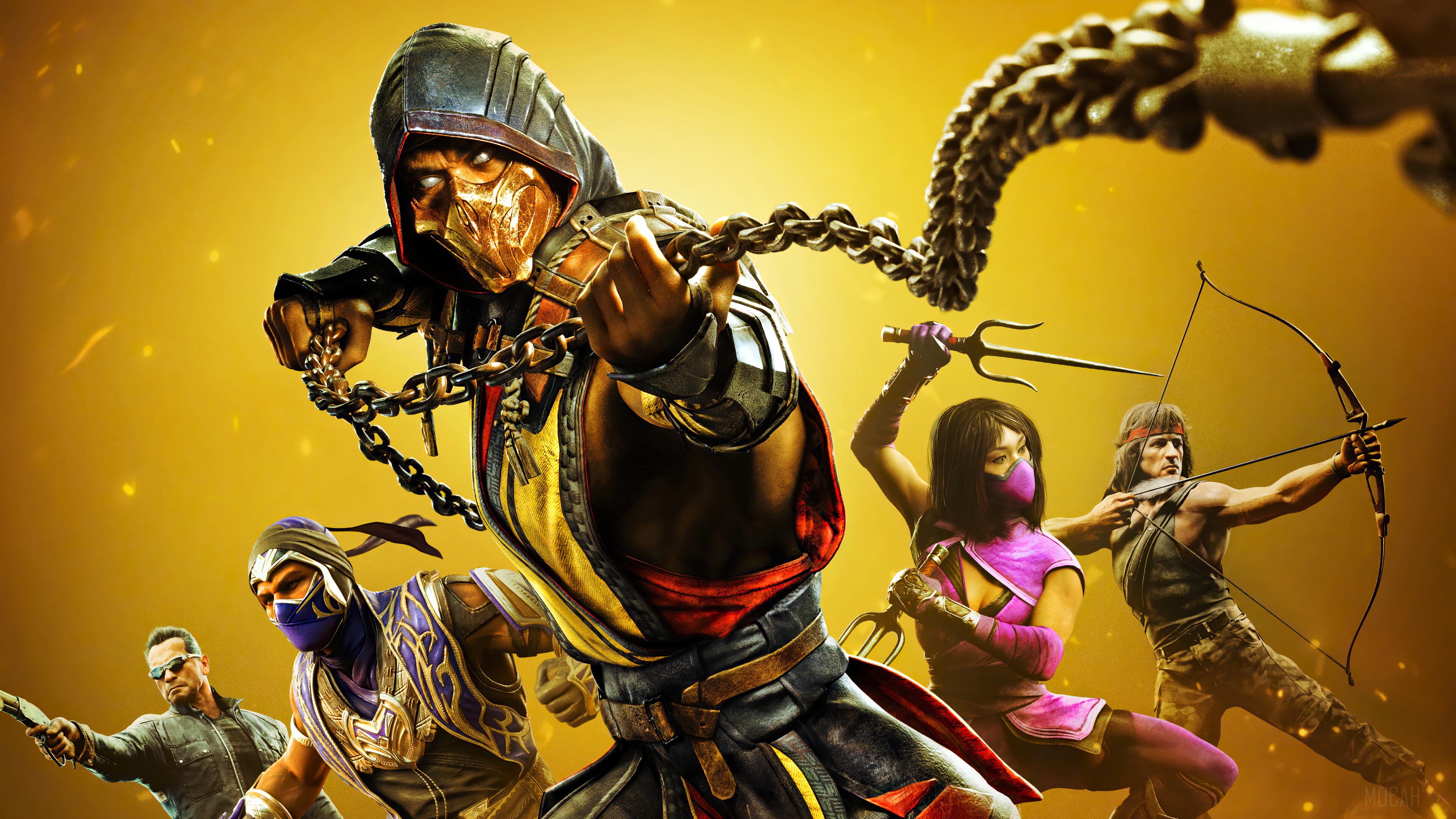 Mortal Kombat Ultimate Mk11 Video Game Scorpion Wallpaper