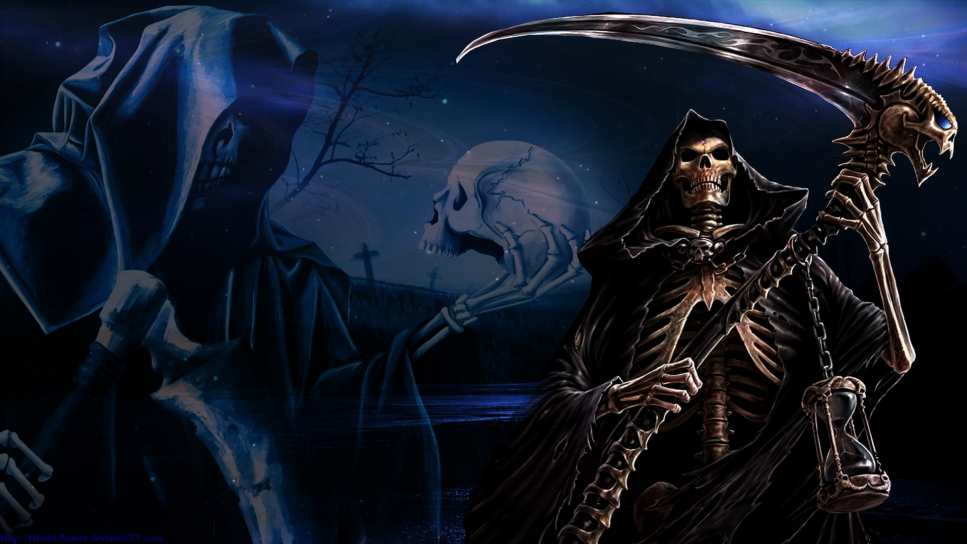 Grim Reaper Puter Wallpaper Desktop Background Id