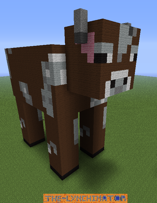 Minecraft Cow Statue Image Pictures Becuo