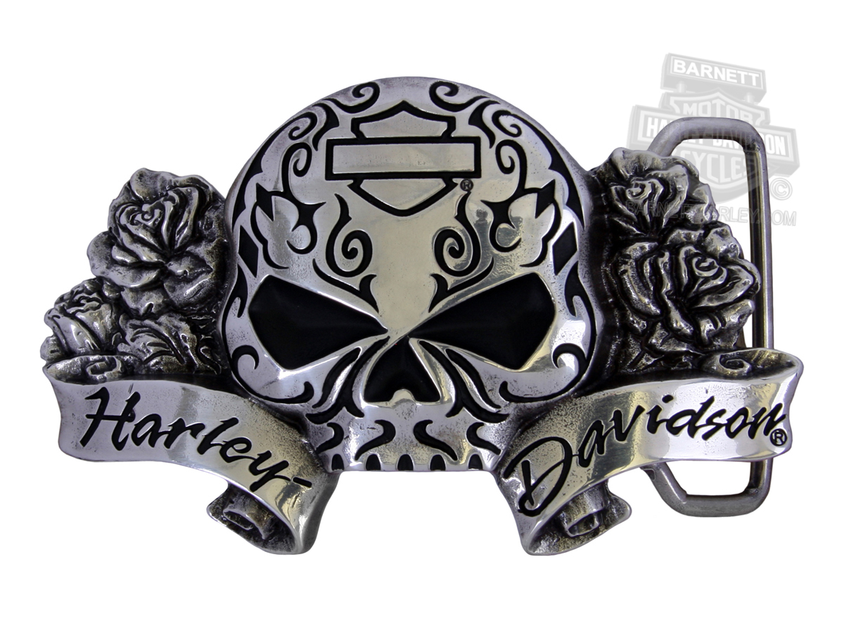 Harley Davidson Skull Background Image