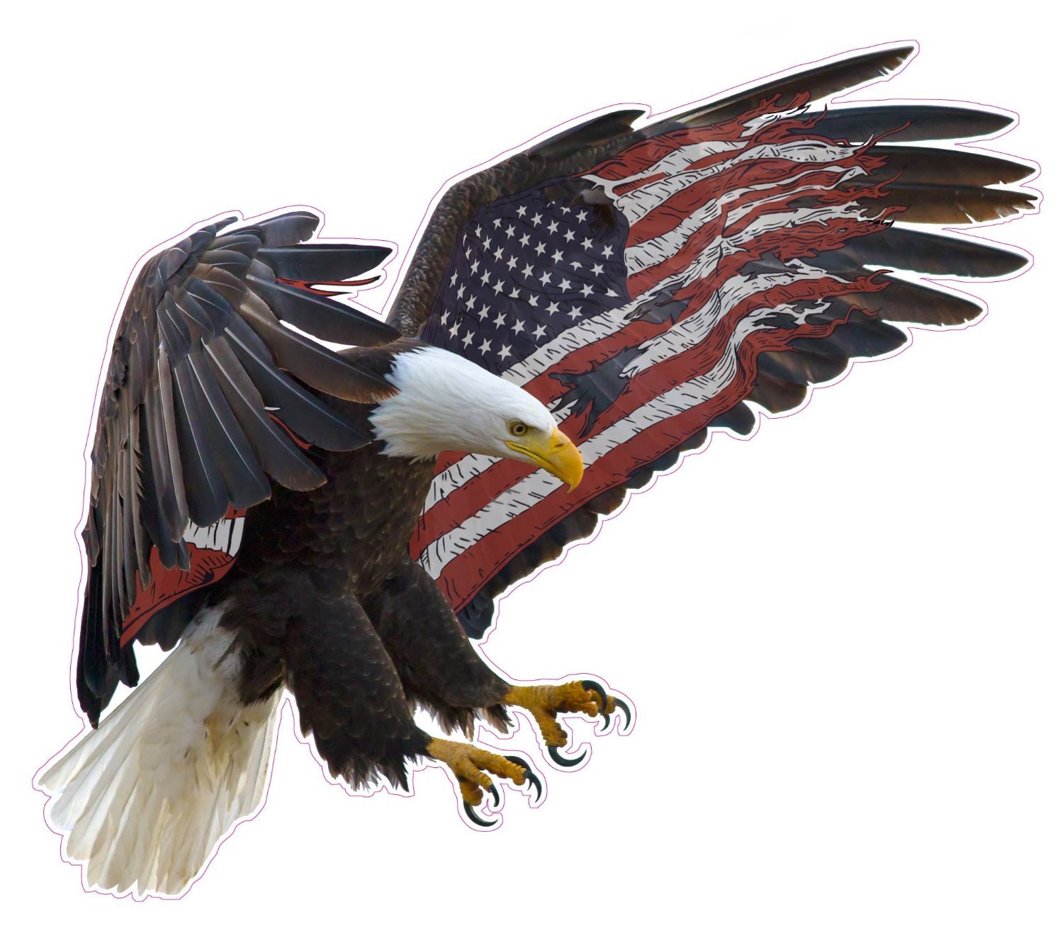 Home American Eagles Eagle Flag Wall Decor