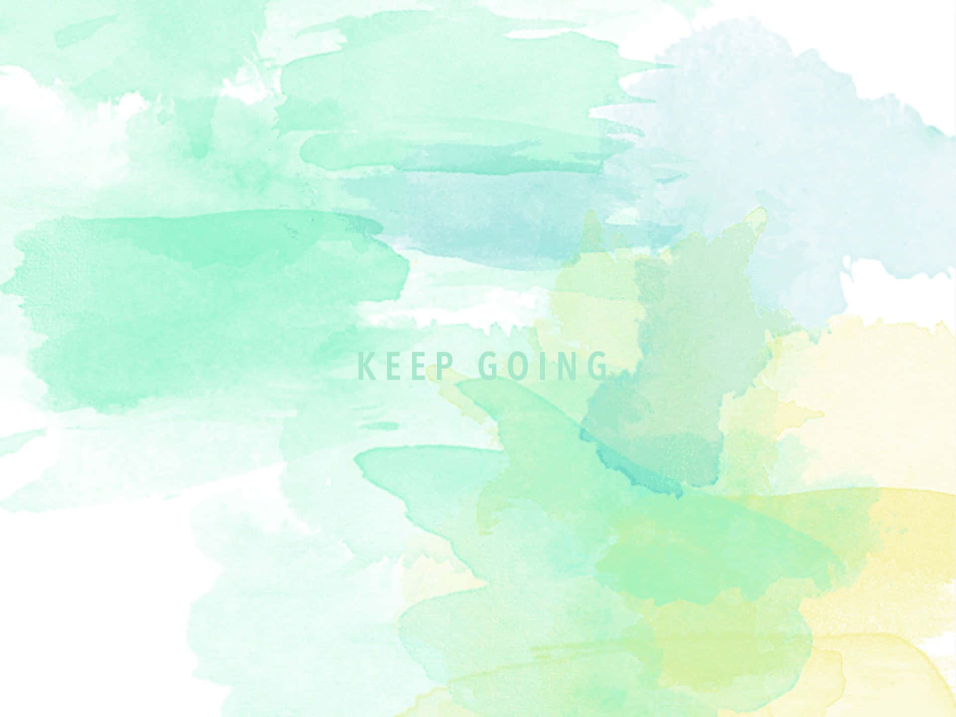 Pastel Green Aesthetic Desktop Wallpaper