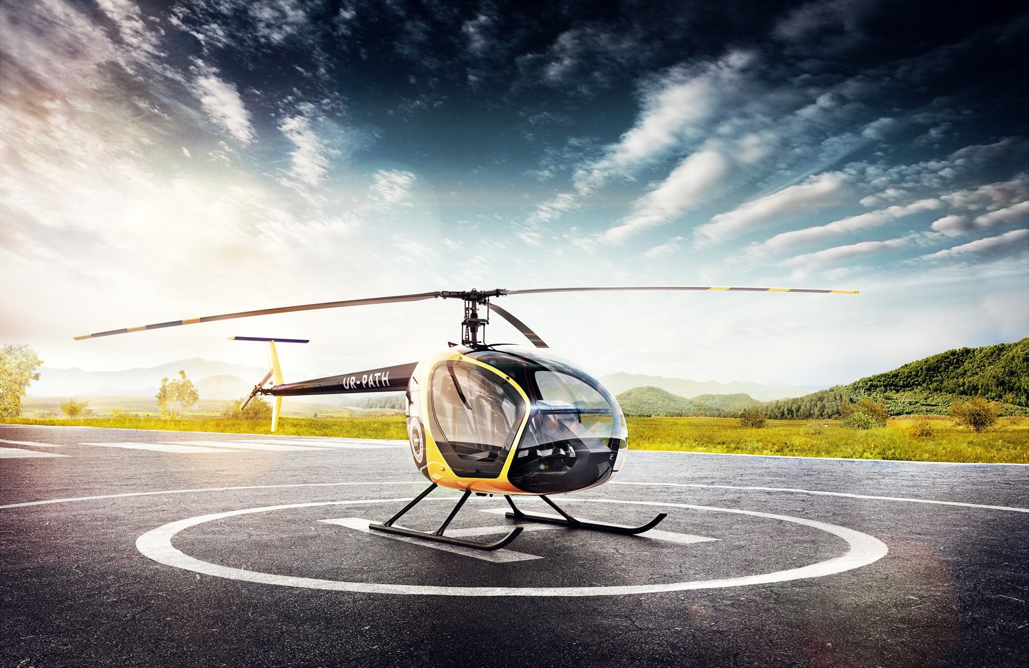 Helicopter Wallpaper Top Background
