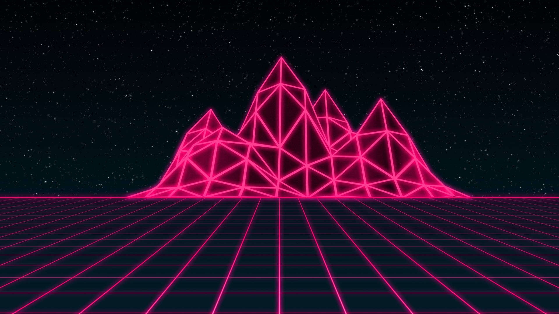 Neon Pink Aesthetic Wallpaper