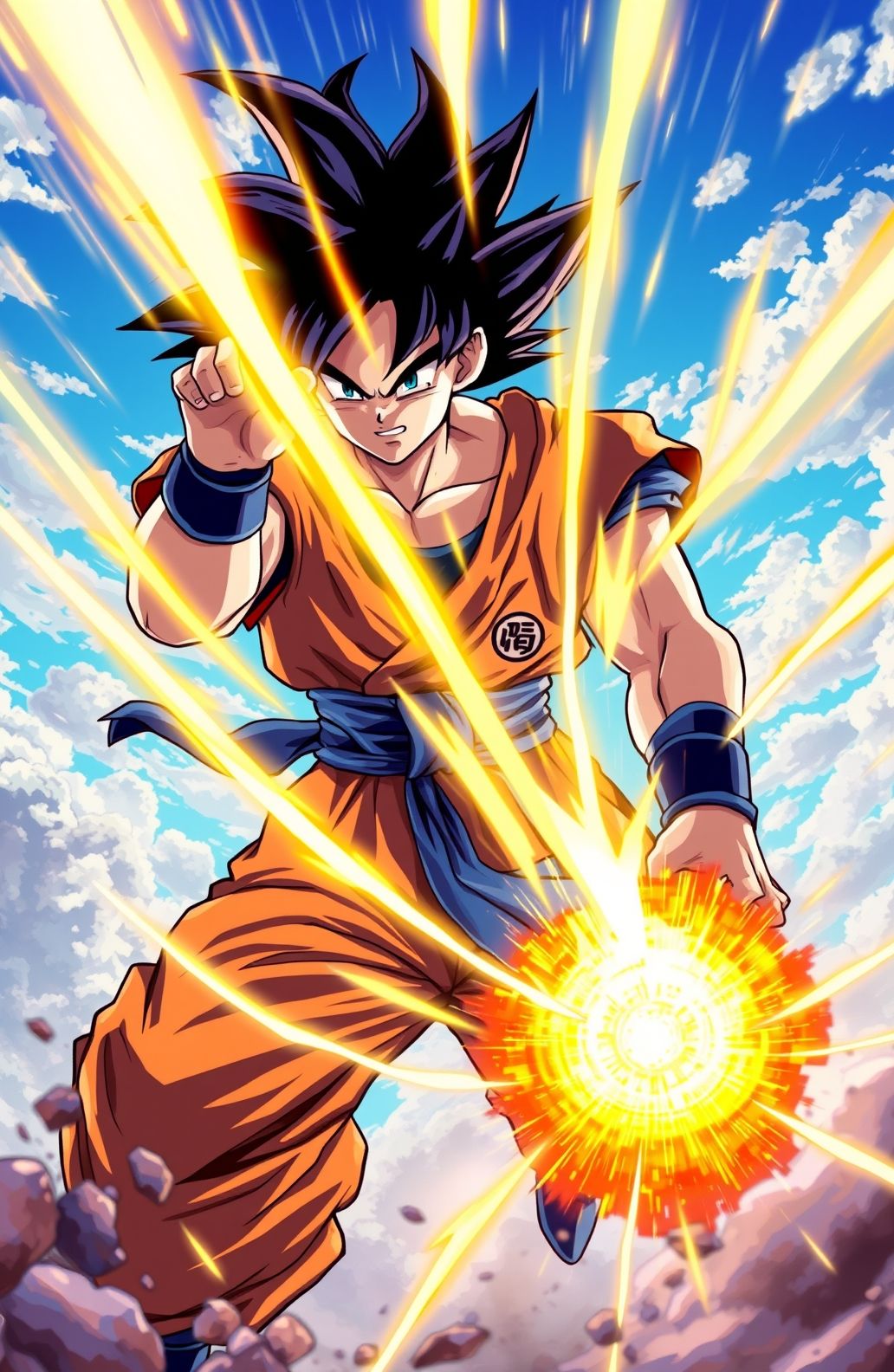 Goku Kamehameha Wallpaper