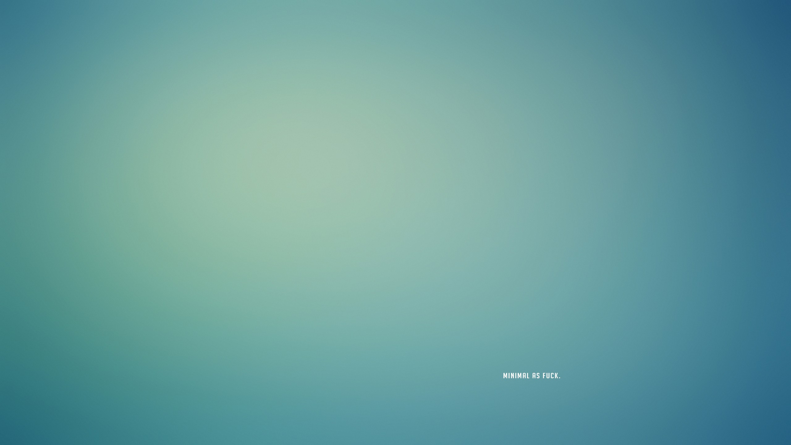  blue minimalistic fuck gradient simplistic simple wallpaper background 2560x1440