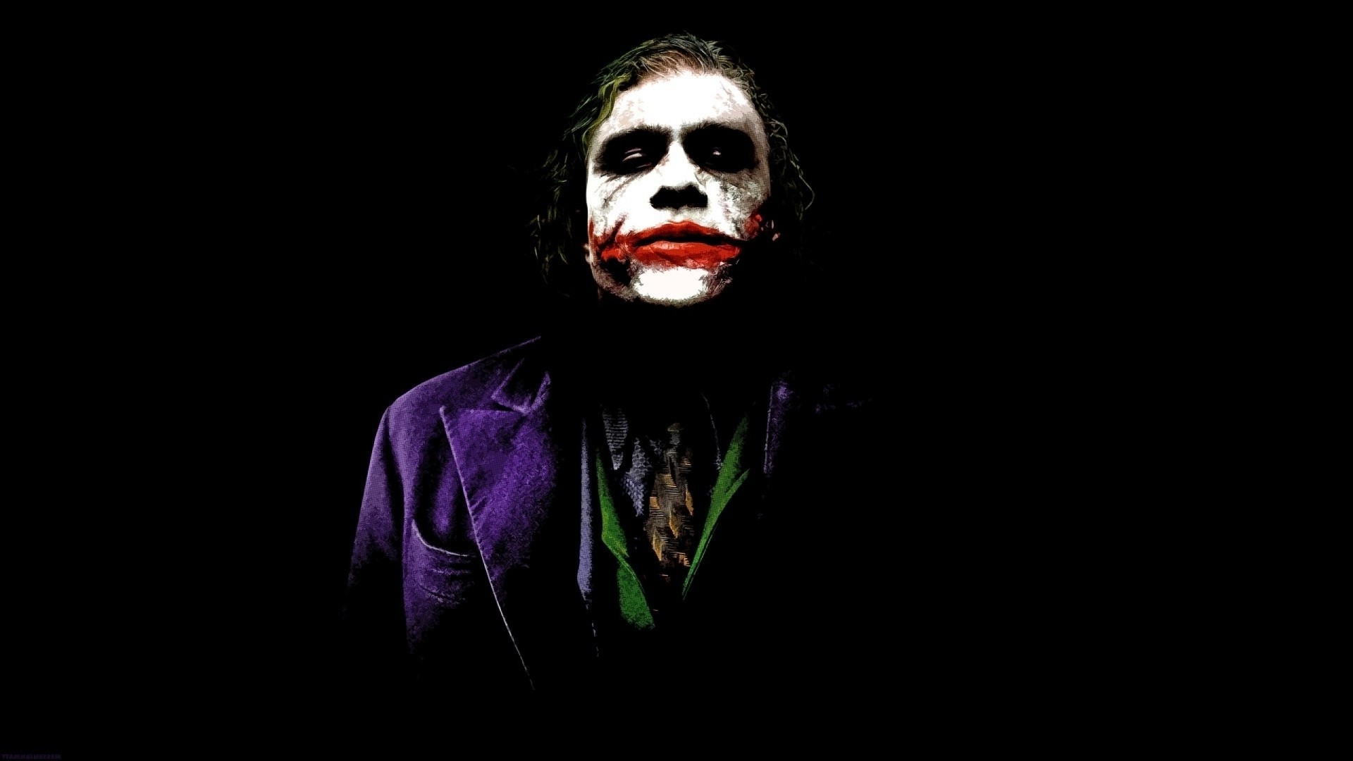 Dc Ics Joker Simple Background Black
