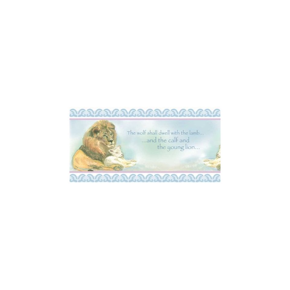 Free download Lion and the Lamb Pastel Wallpaper Border by Writings on