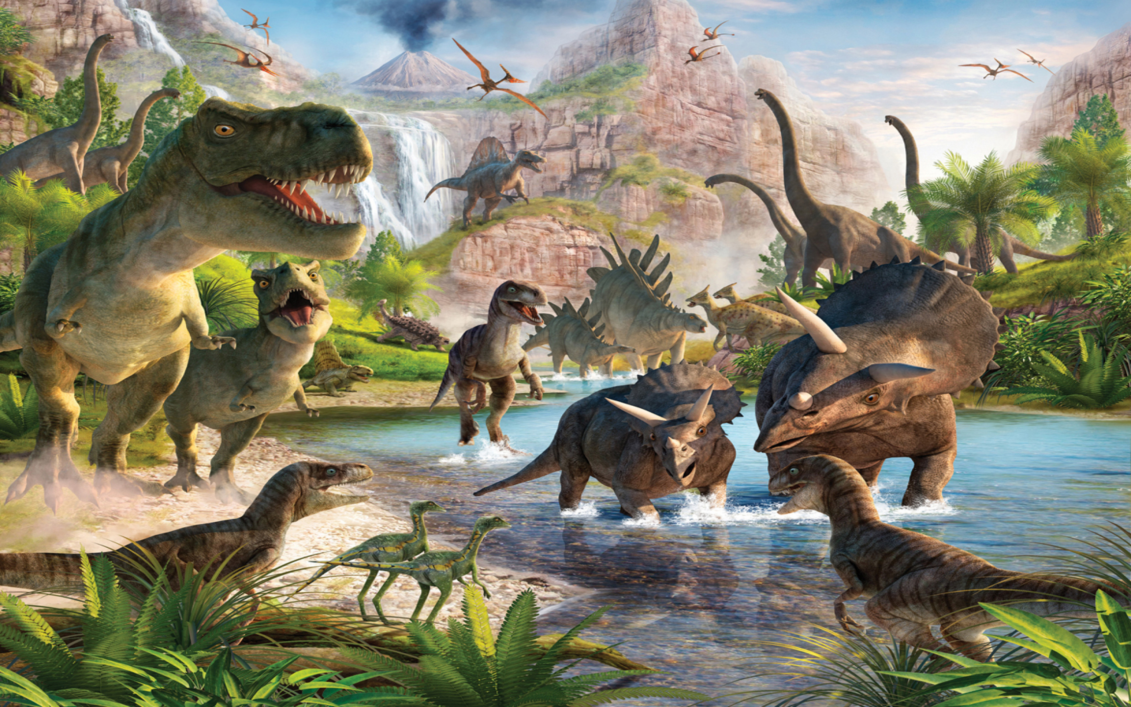 Dinosaurs Wallpaper For Desktop Full HD