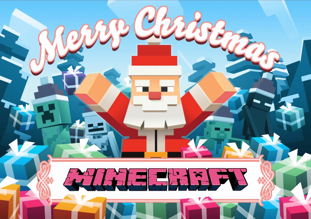 Merry Christmas Minecraft Wallpaper Minecraftgames Co Uk