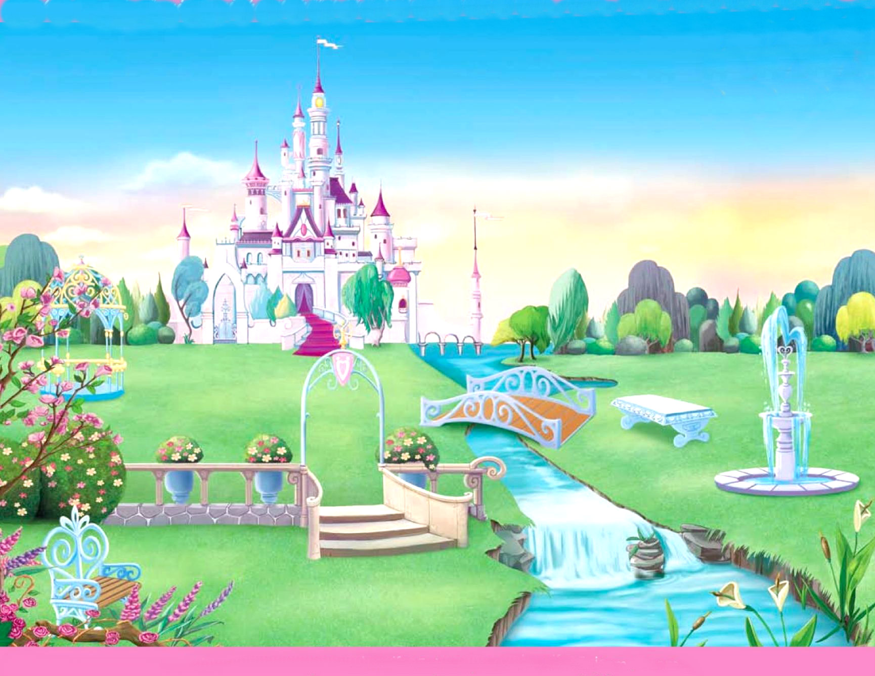 [48+] Princess Castle Wallpaper - WallpaperSafari