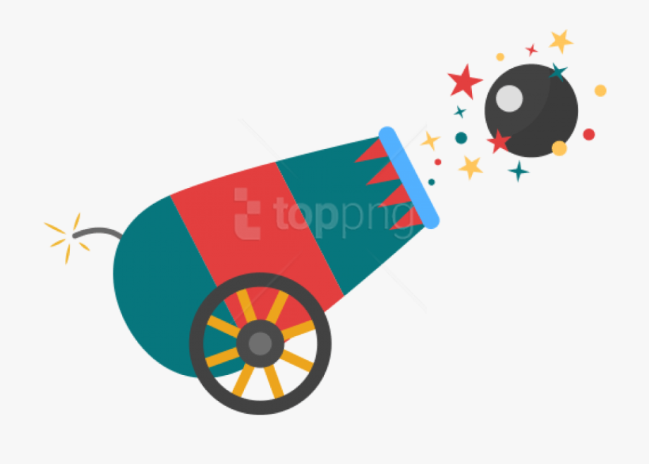 Cartoon Circus Cannon Png Image Background