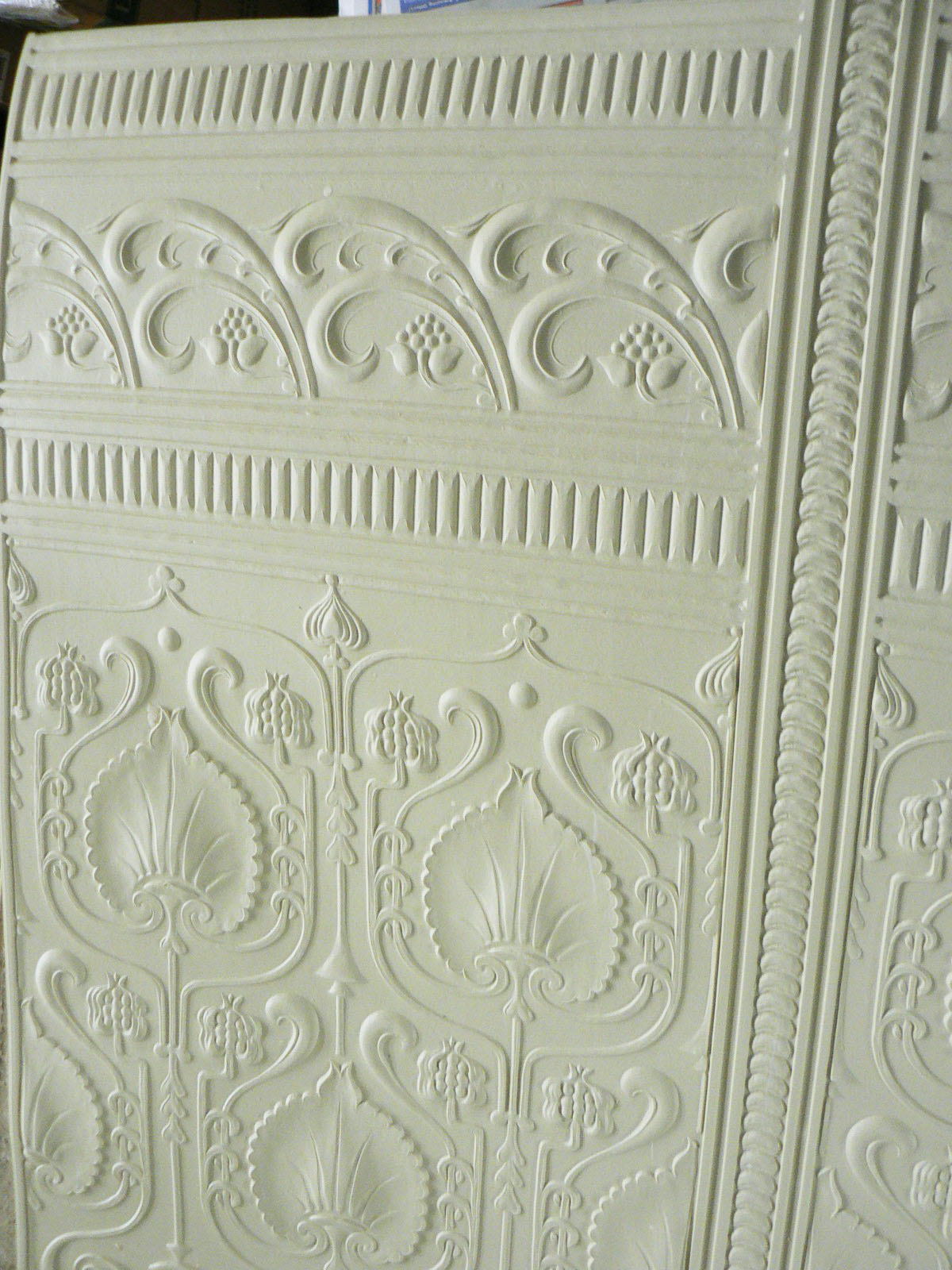 Embossed Lincrusta Paintable Wall Covering Wallpaper