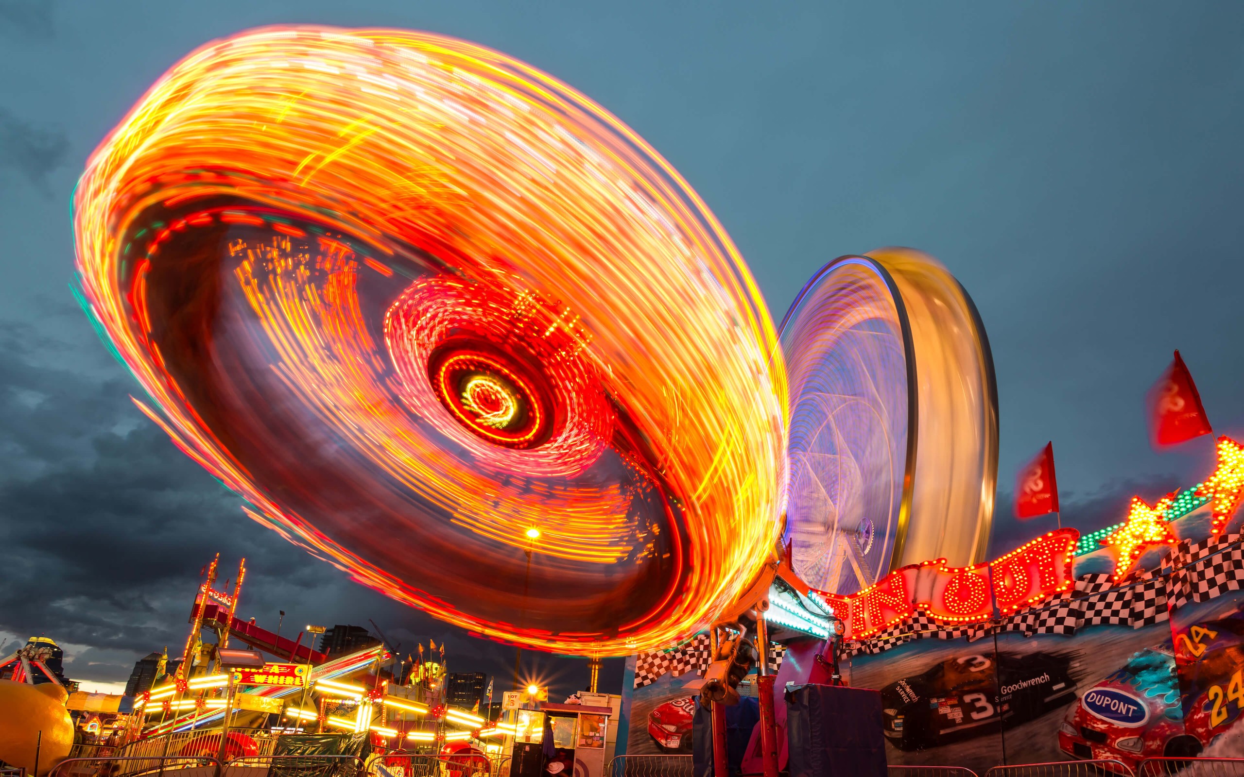 Calgary Stampede Lights Wallpaper For Desktop X