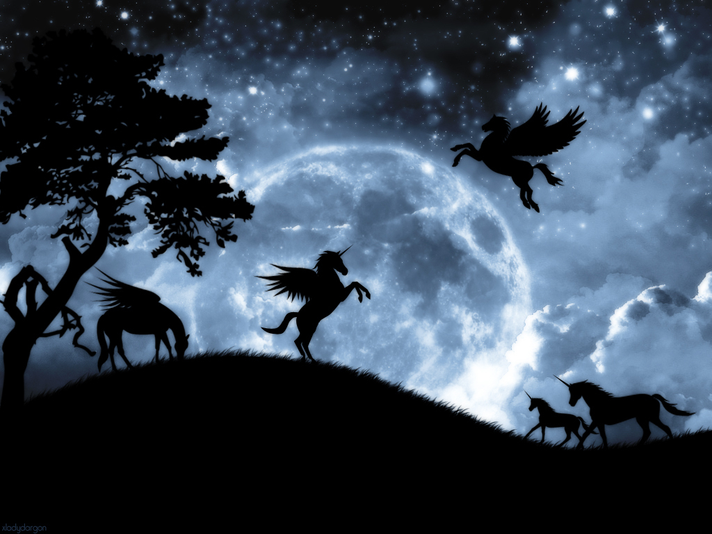 Unicorns Wallpaper Fanclubs Moonlight
