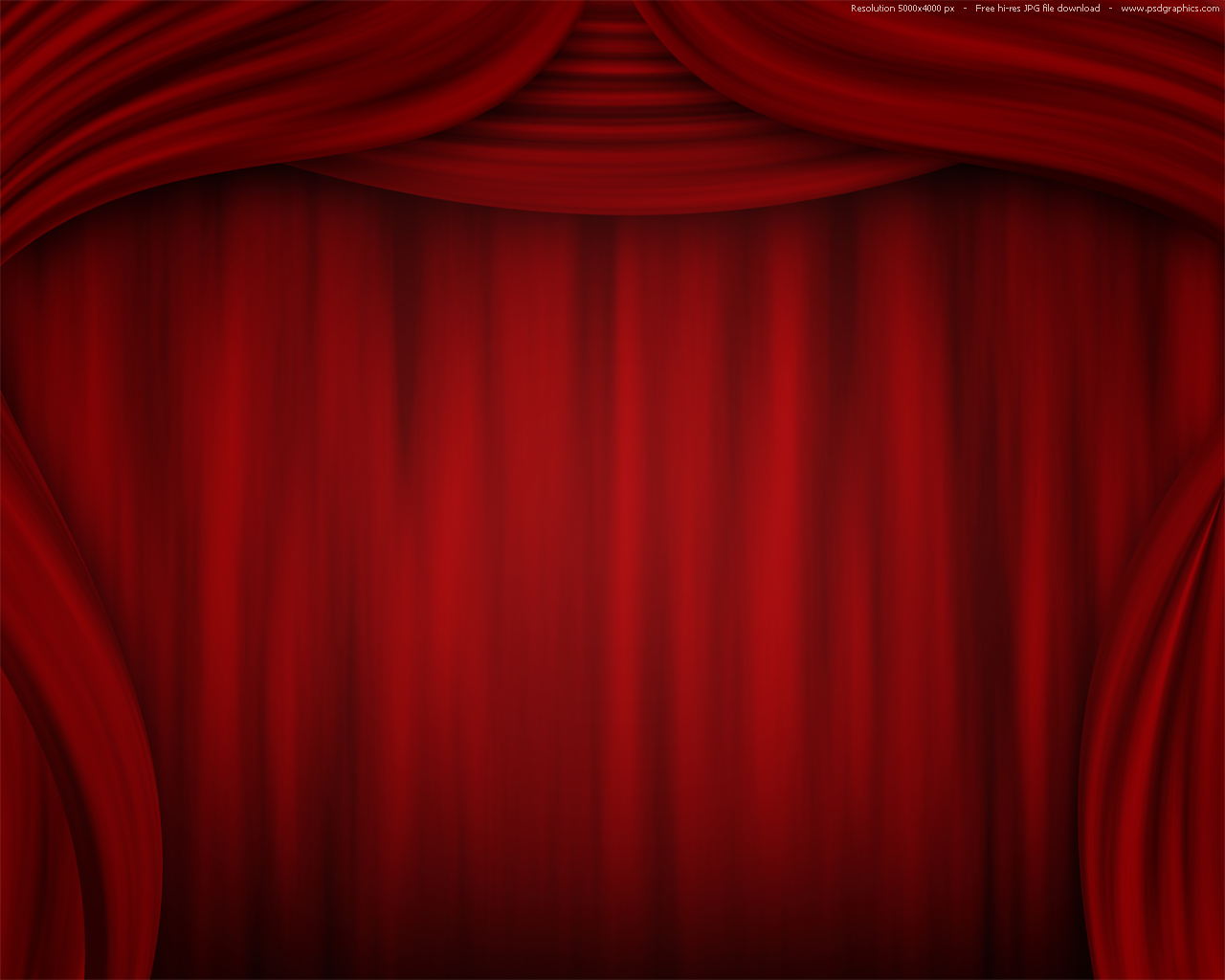 Red Curtain Background Theatre Stage Psdgraphics