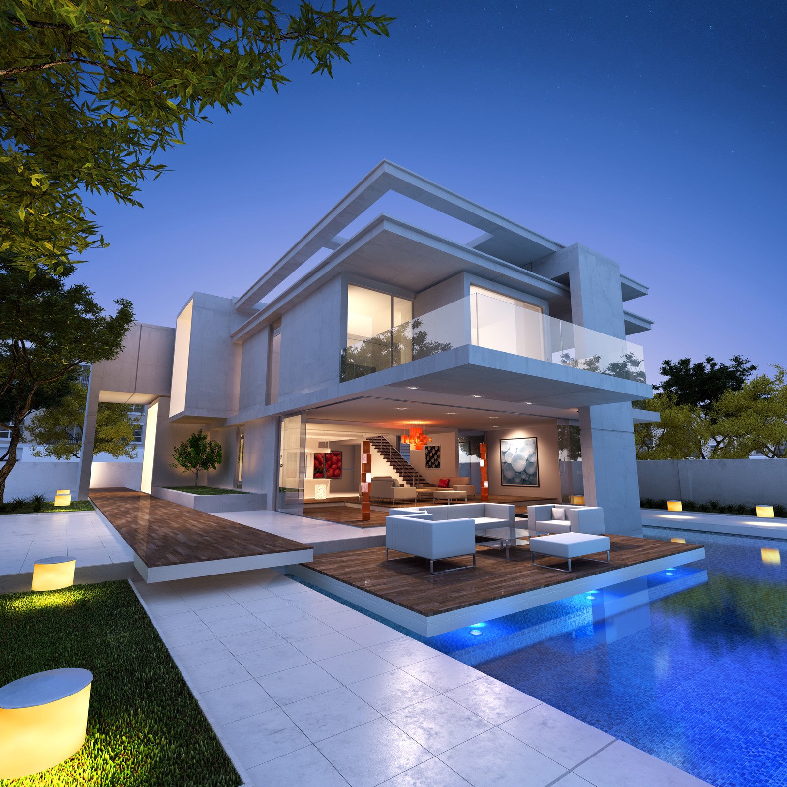 Outstanding Designs Of Modern Contemporary Homes Wallpaper