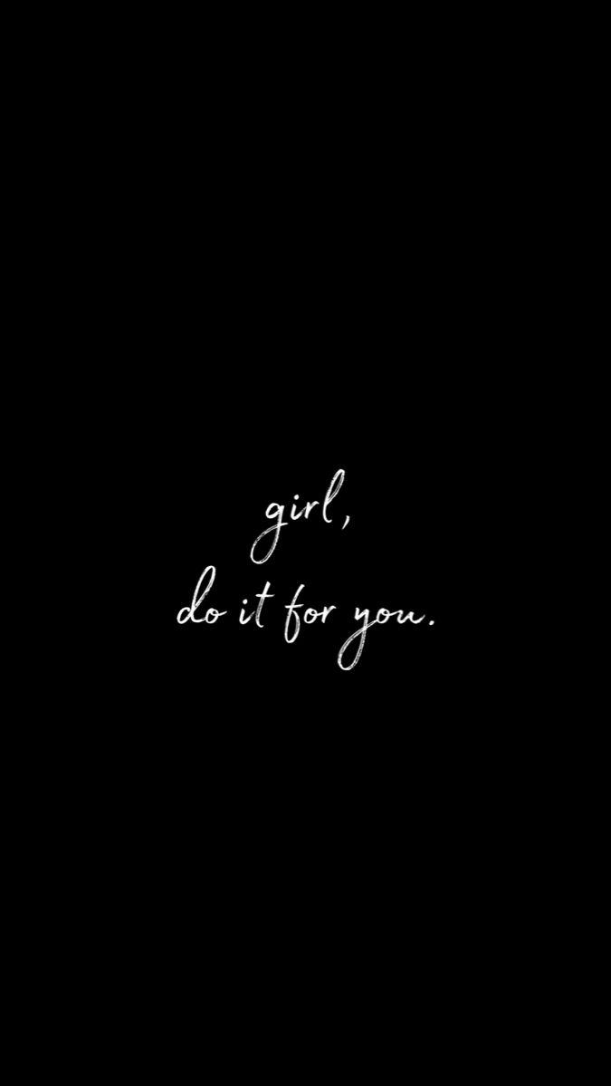 Love Yourself In Black Quotes Wallpaper