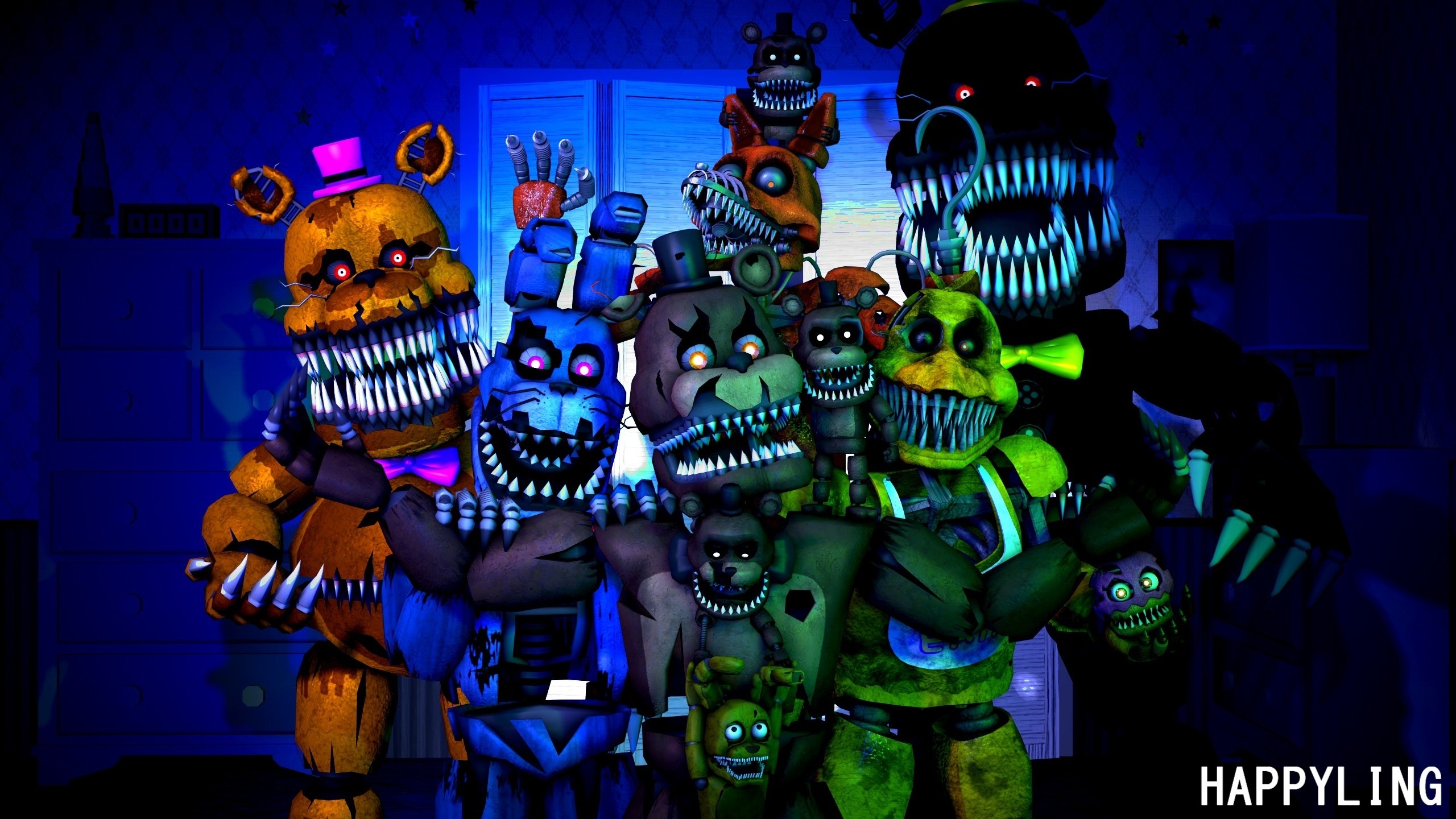 Fnaf Nightmare Wallpaper