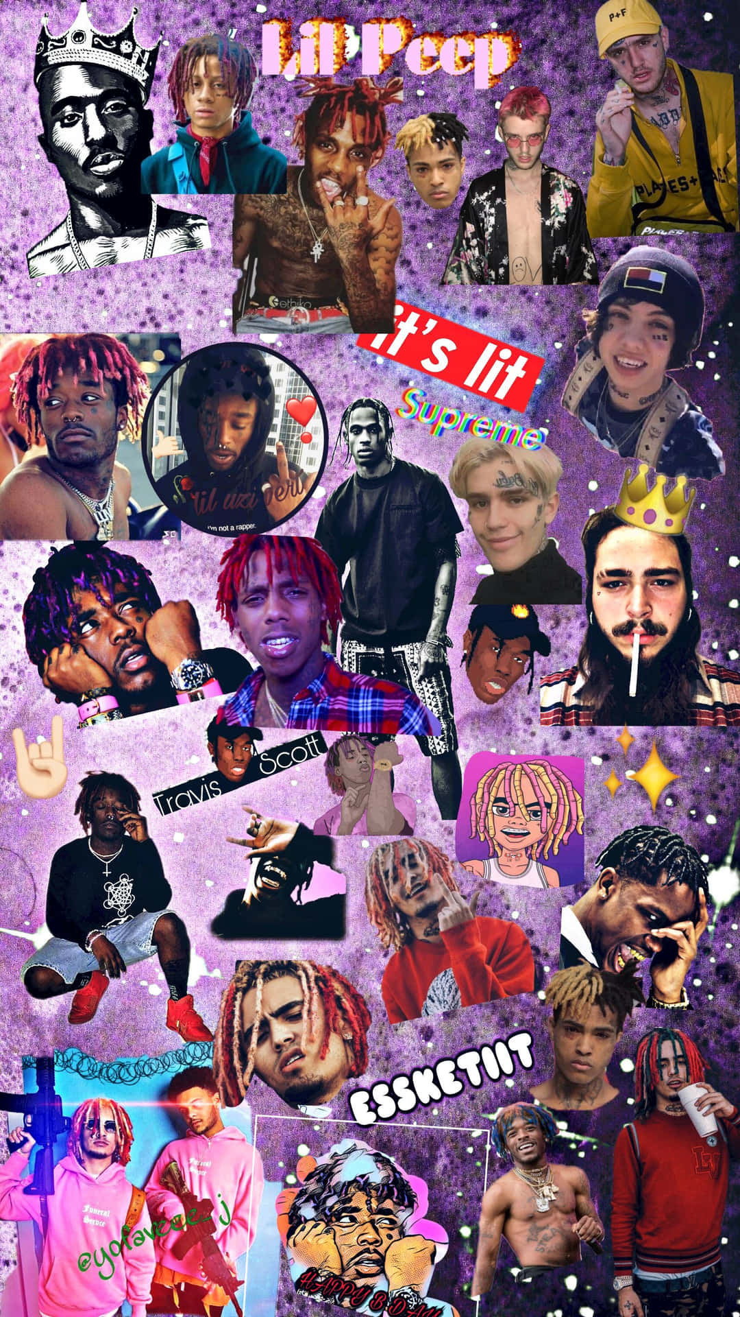 Rapper Collage Wallpaper