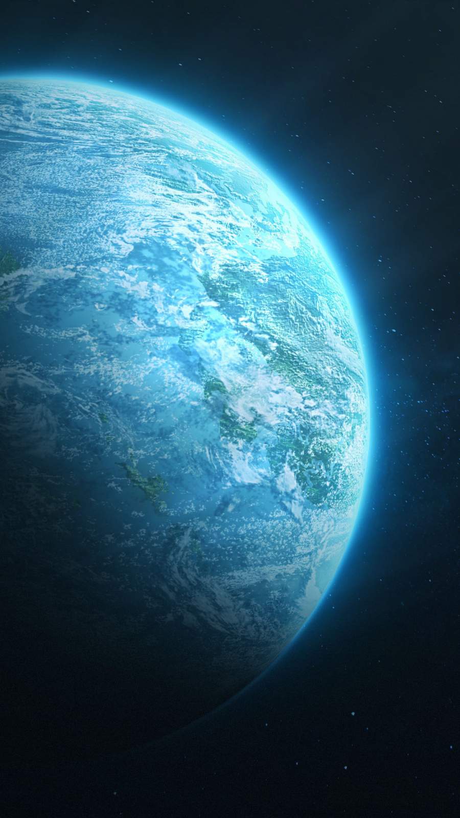 Green planet Wallpaper 4K Orbit Outer space Space 8758