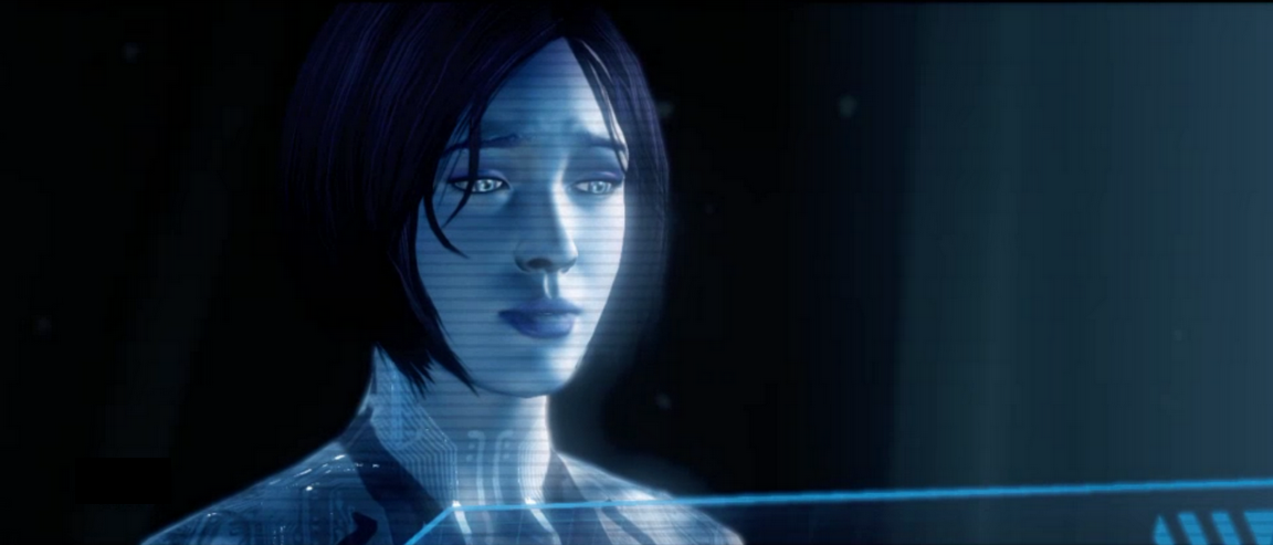 Halo Screen Grab Rendering Of Cortana Slightly Modified Colors