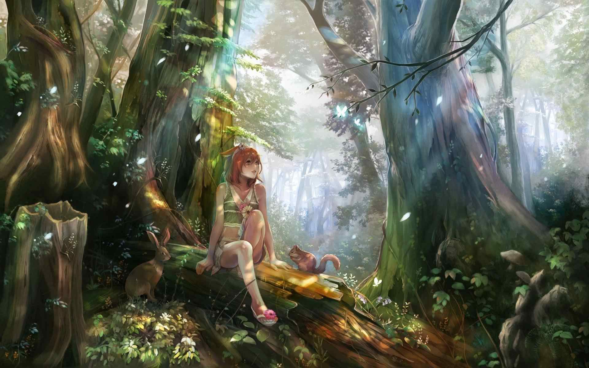 Pin by Na2sha   on Digital Fantasy art Magic forest Forest