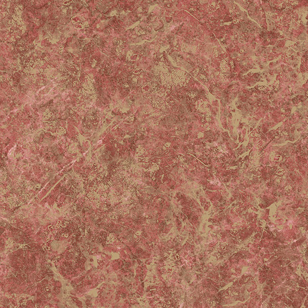 Marble Texture Wallpaper Red Metallic Gold Bolts Contemporary