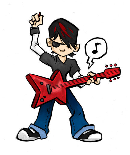 Rock Star Background Clipart