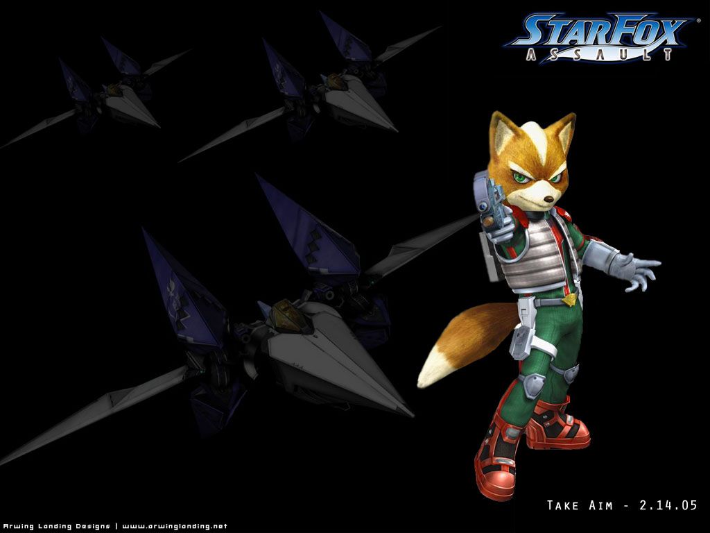 Arwing Landing Gallery Fan Artstar Fox Assault