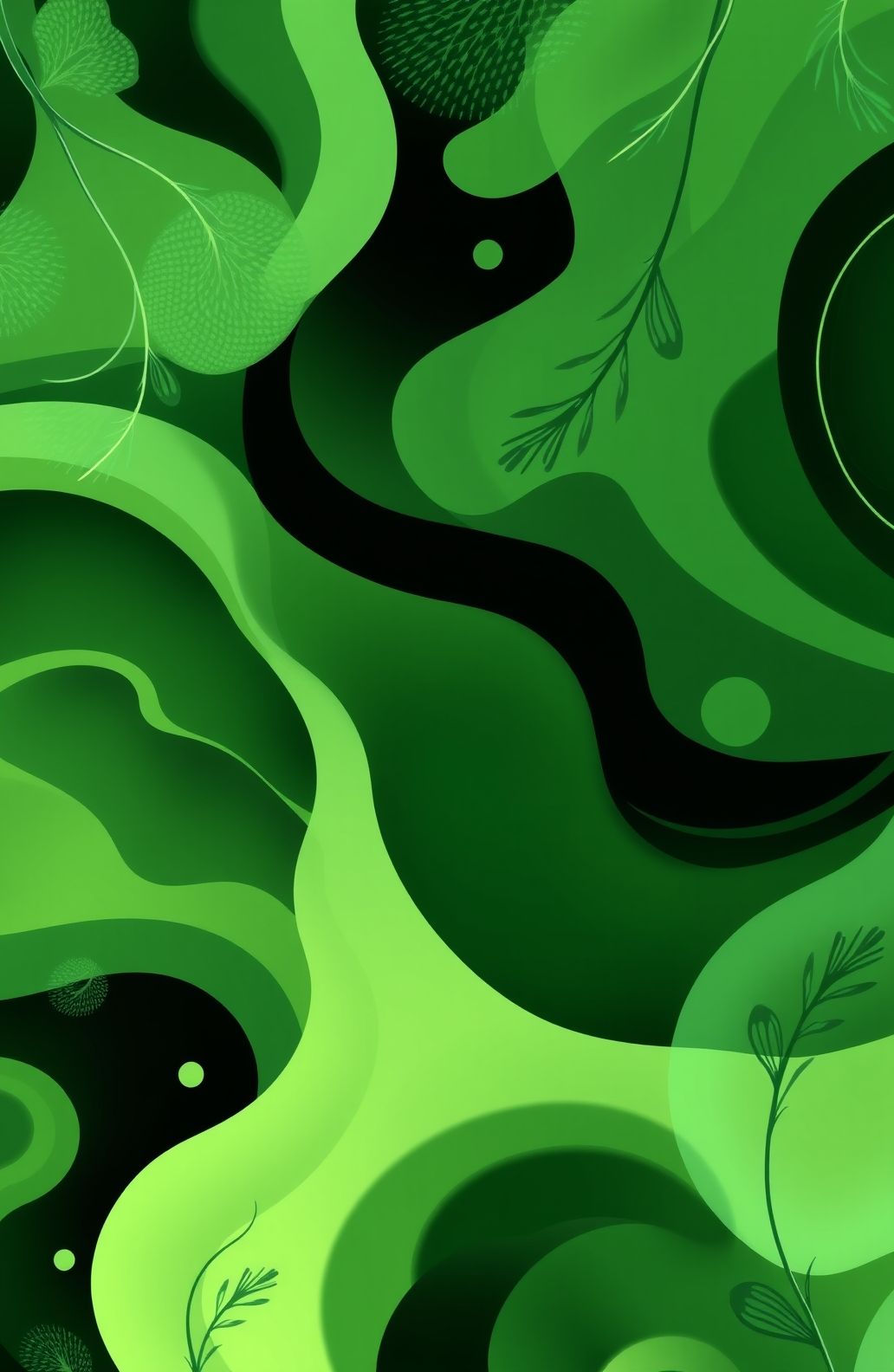Abstract Green Wallpaper