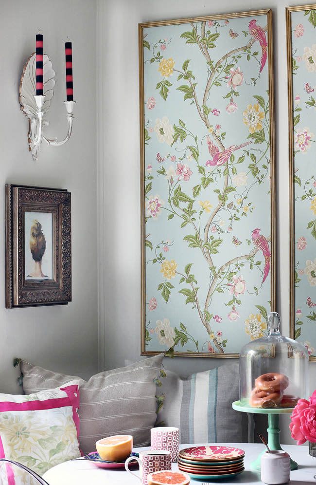 These Framed Wallpaper Panels Look Stunning And They Re Easy To Make