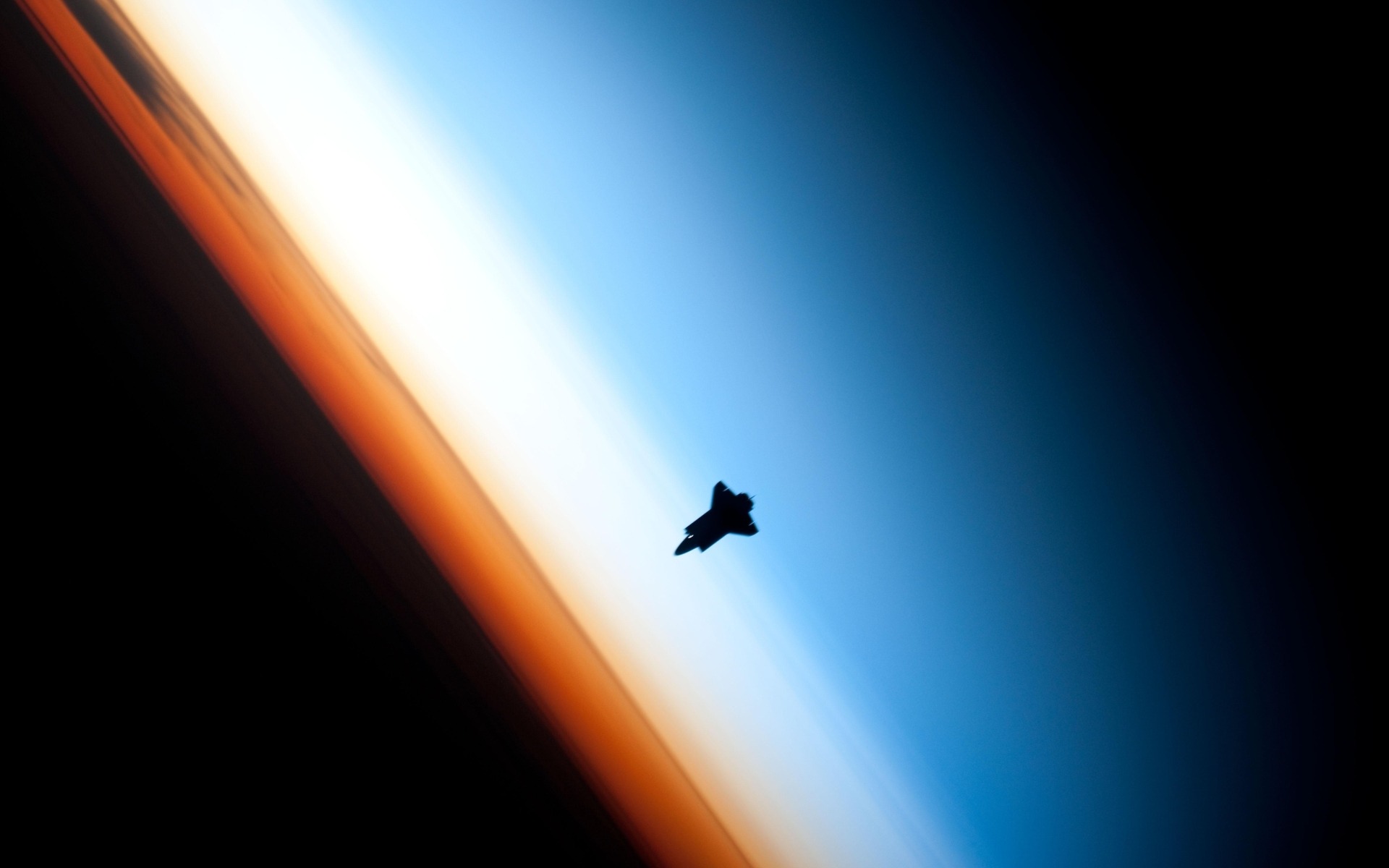 Space Shuttle Orbit Atmosphere HD Wallpaper