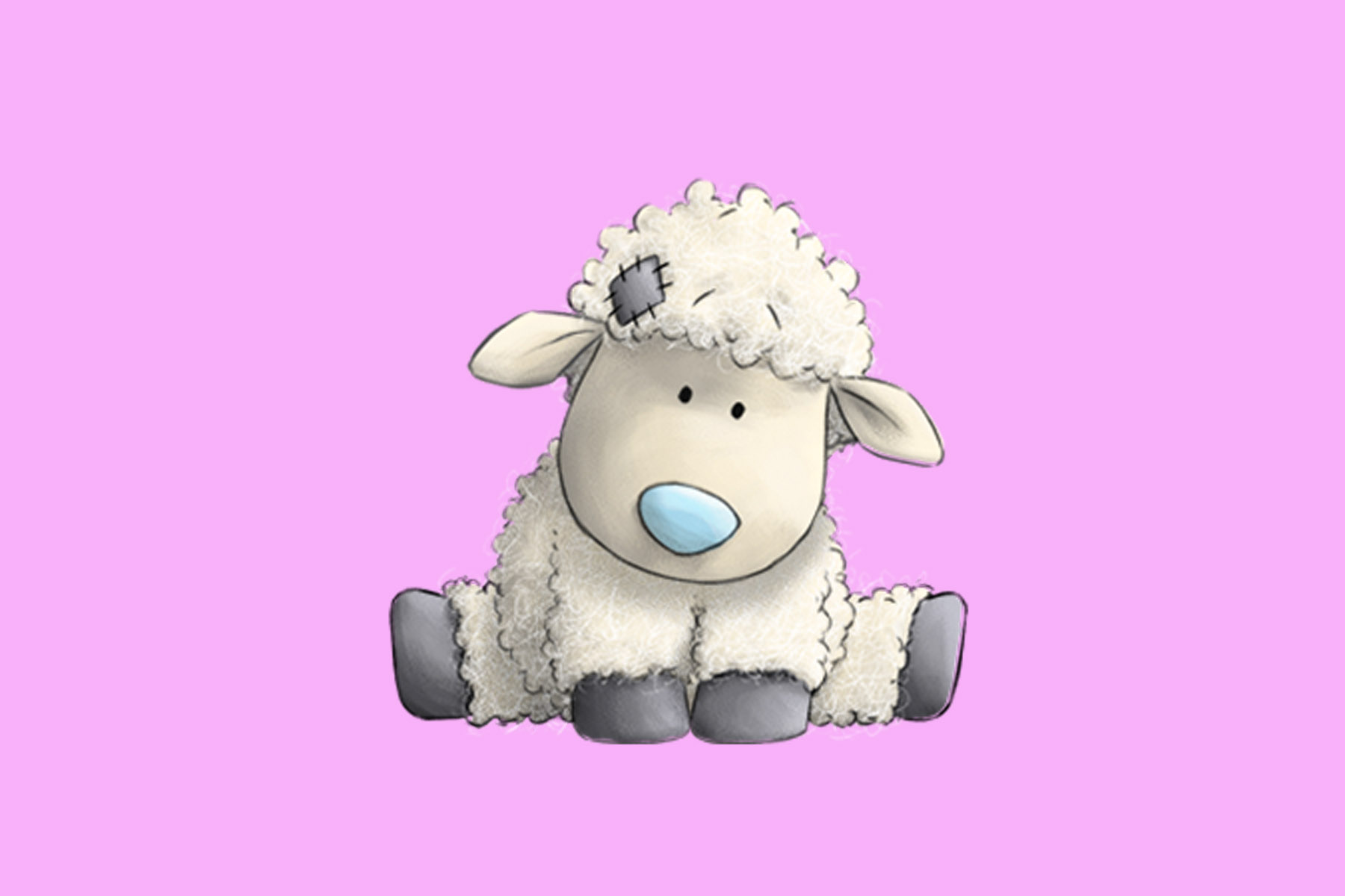 Cartoons Sheep Toy High Quality Background Pictures