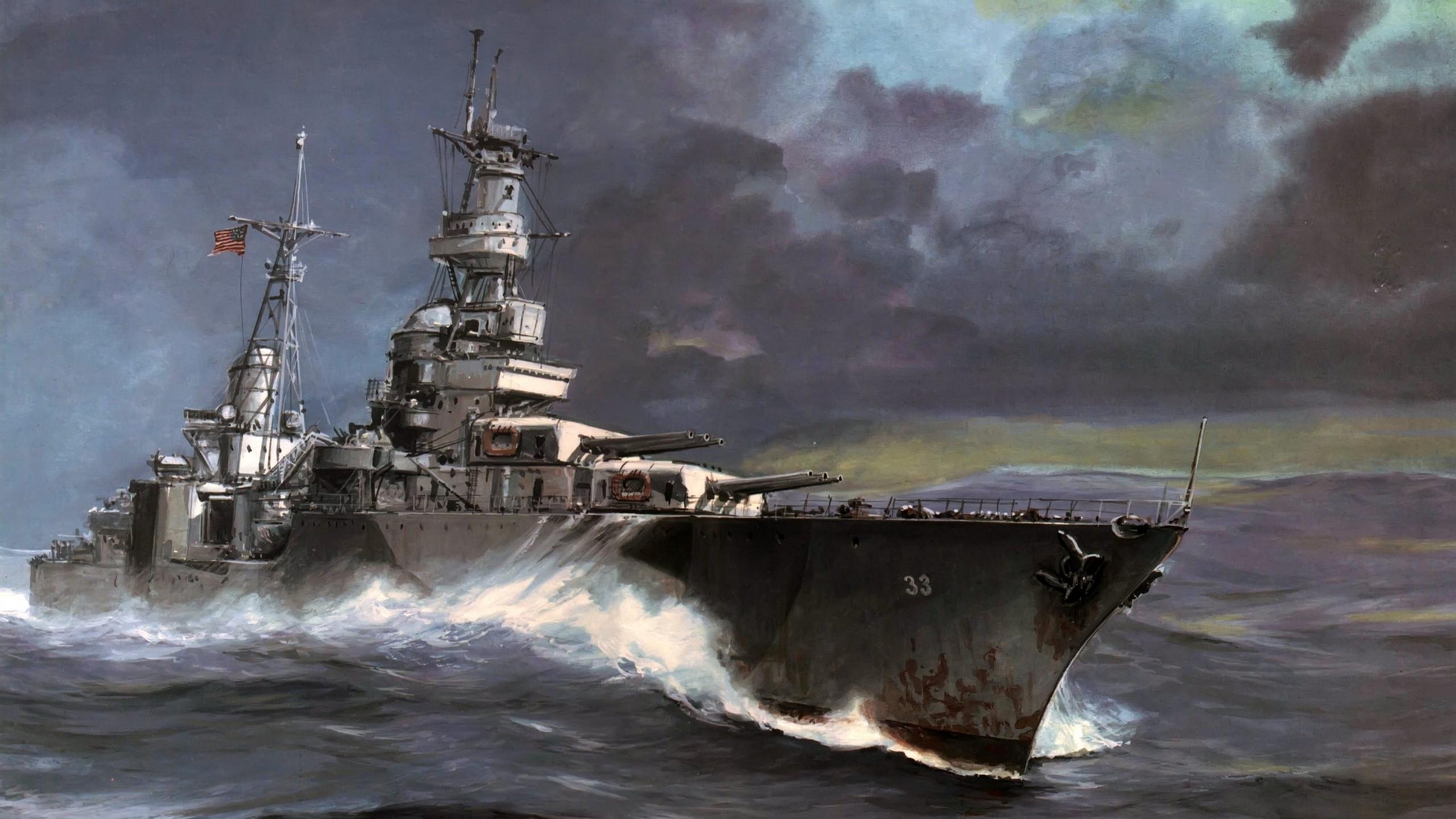 Uss Portland Warship Cruiser Military United States Wallpaper