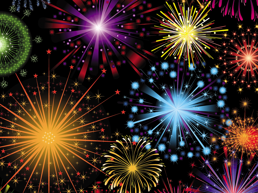 Free Fireworks Celebration Backgrounds For PowerPoint   Animated PPT