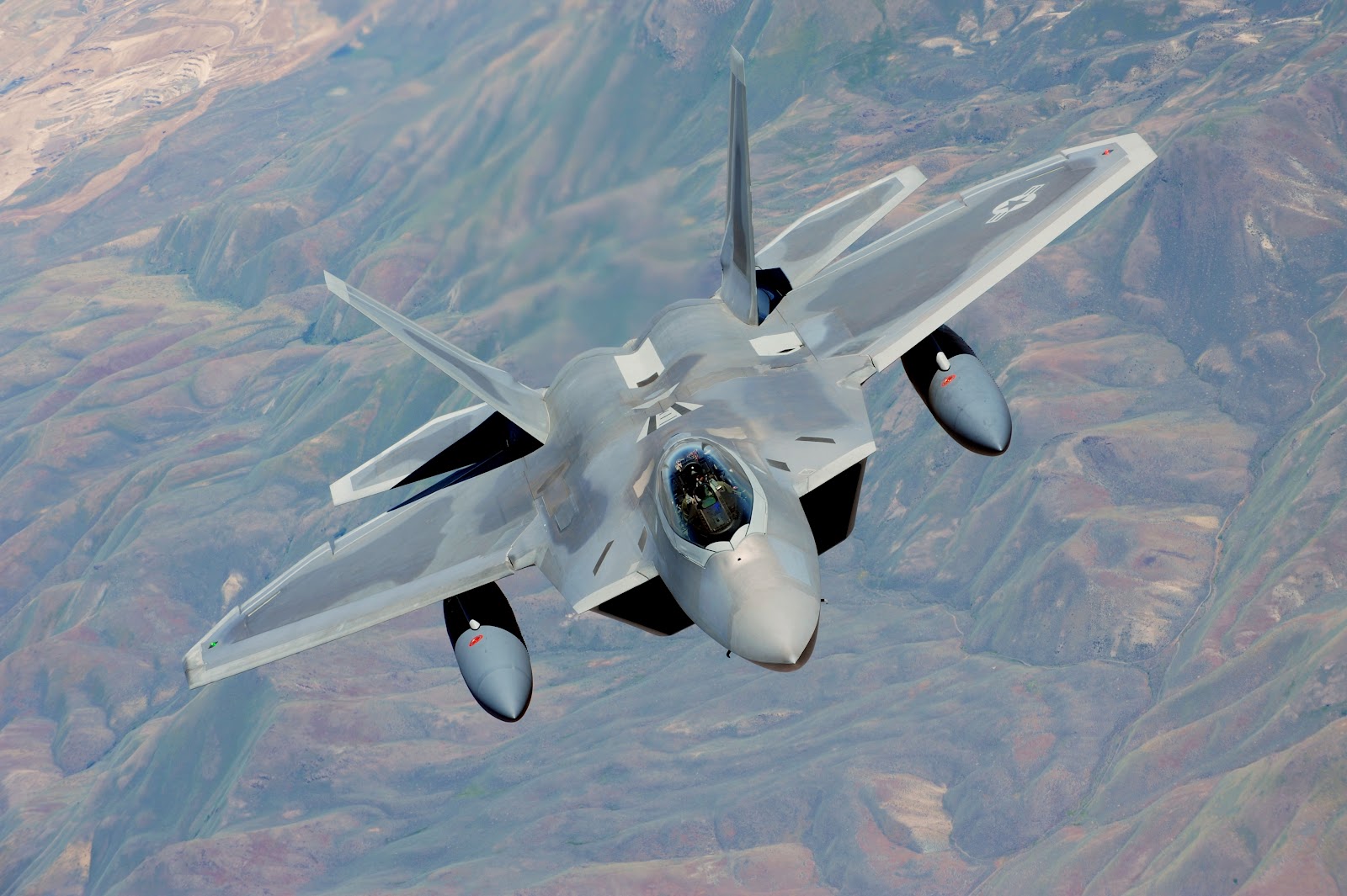 F22 Raptor Of Us Air Force With High Definition Aircraft Wallpaper