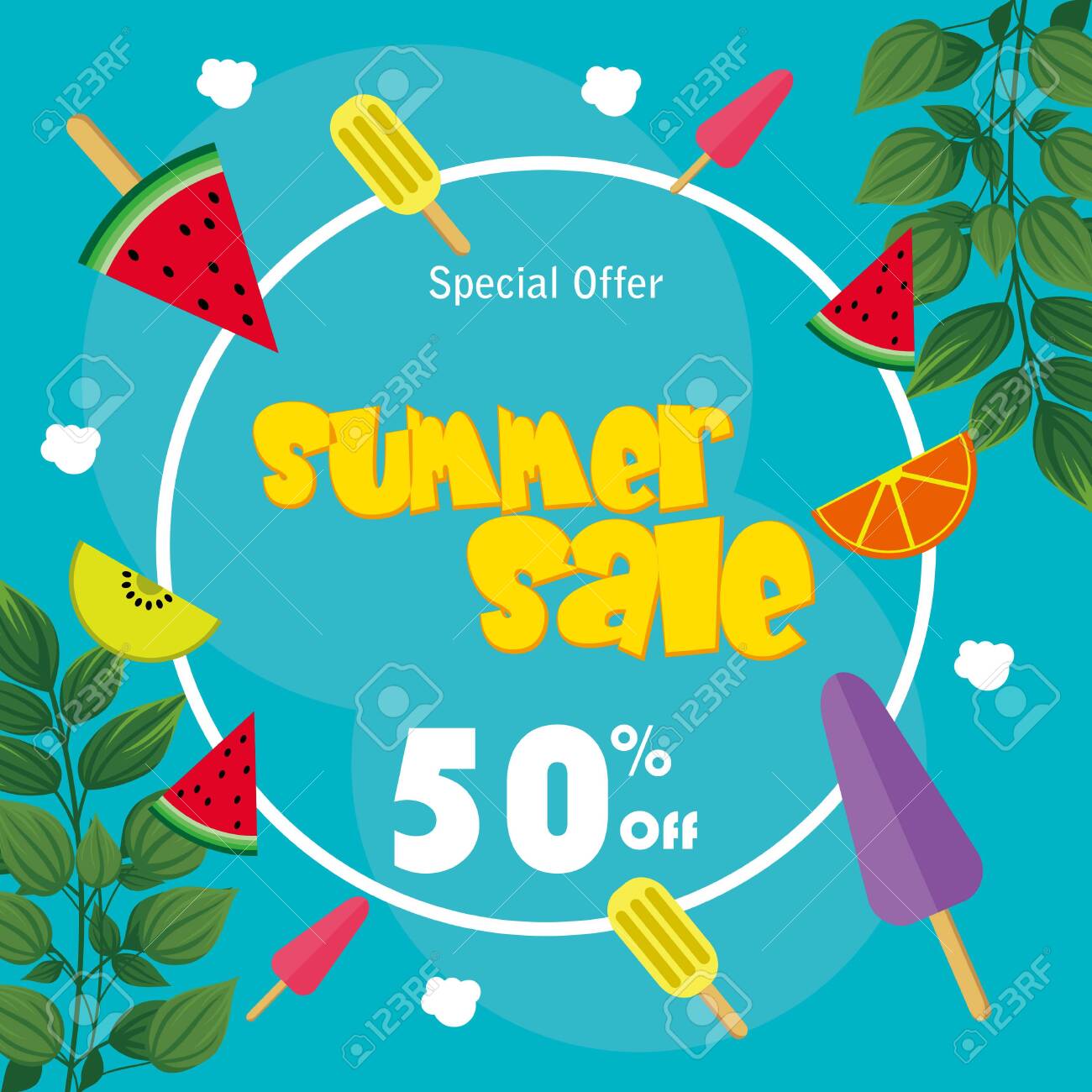 Free Download Summer Sale Discount Promo Abstract Background Template Free Download Summer Sale Discount Promo Abstract Background Template