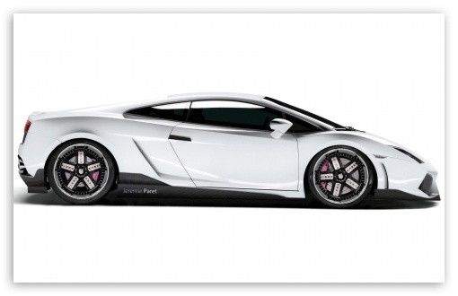 White Lamborghini Gallardo Lp560 HD Wallpaper For Wide